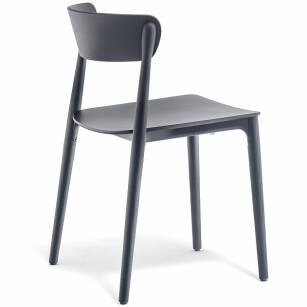 NEMEA krzesło drewniane, bez podłokietników