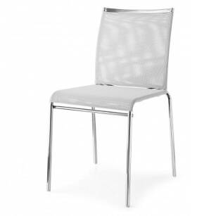 WEB krzesło metalowe chrom