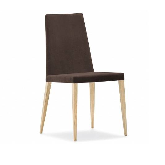 DRESS krzesło tapicerowane, z wysokim oparciem