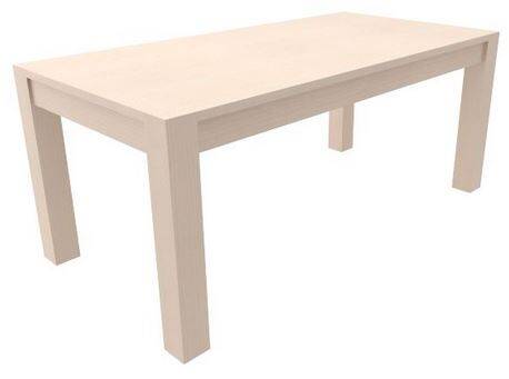 CUBIS stół nierozkładany 90x160 cm, drewno lite 