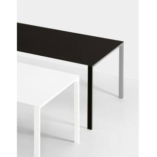 THIN-K ALUMINIUM stół rozkładany 80x123/163/203 cm (nogi kwadratowe)