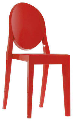 Victoria Ghost krzesło kolor czerwony - niedostępny