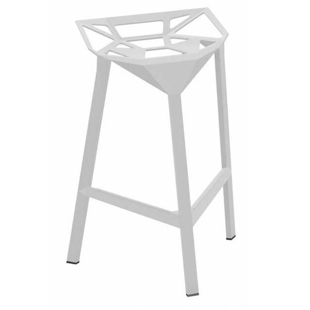 Designerski stołek Stool One by Magis w kolorze białym 