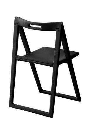 Krzesło składane Enjoy marki Pedrali czarne z tyłu