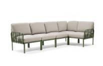 Sofa modułowa KOMODO marki Nardi rama Agave poduszki TECH panama