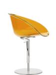 Krzesło GLISS 951 z regulacją wysokości żółty