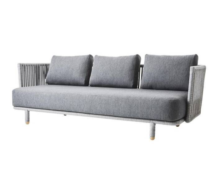 Sofa 3-osobowa outdoor MOMENTS marki Cane-line