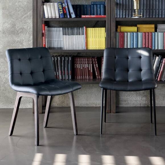 KUGA krzesło tapicerowane 55x57x82/50 - drewniane nogi