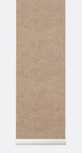CORAL Wallpaper - tapeta Dusty Rose/Beige