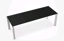 NORI stół czarny na nogach aluminiowych