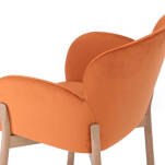 Krzesło Ton Ginger - naturalne drewno i tapicerka