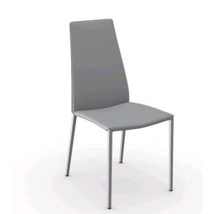 AIDA krzesło tapicerowane skórą