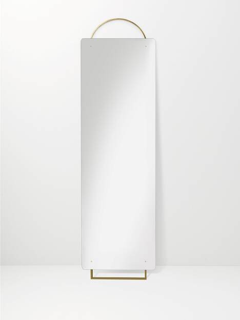 Adorn Mirror - Full Size - Brass lustro