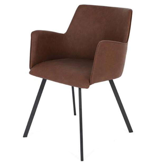 NANCY Straight krzesło tapicerowane