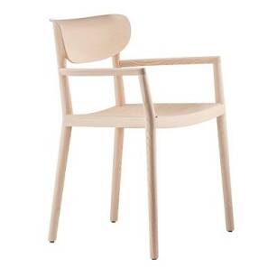 TIVOLI krzesło z podłokietnikami drewniane