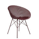 Designerskie krzesło MATRIX śliwkowo śliwkowe