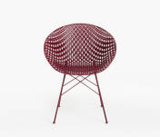 Krzesło indoor SMATRIK marki Kartell kolor Plum