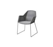 Krzesło plecione outdoor BREEZE marki Cane-line Light grey