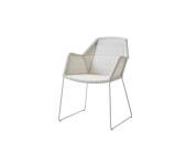 Krzesło plecione outdoor BREEZE marki Cane-line White grey
