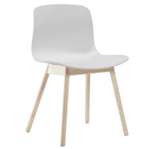 HAY ABOUT A CHAIR AAC12 krzesło na drewnianych nogach