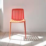 Krzesło sztaplowane outdoor PLATO marki Magis red
