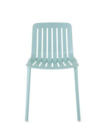 Krzesło sztaplowane outdoor PLATO marki Magis light blue