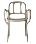 Mila krzesło z tworzywa marki Magis, kolor beżowy