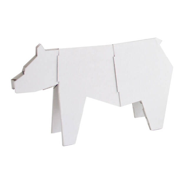 BEAR niedźwiedź z papieru H102cm