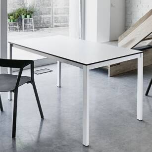 EASY stół rozkładany 80x80/160 cm (nogi prostokątne)