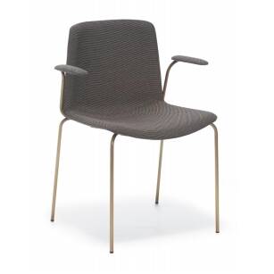 TWEET krzesło tapicerowane, z podłokietnikami