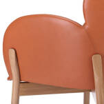 Krzesło Ton Ginger - detal i skóra